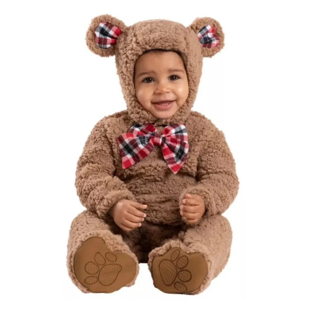 Spirit Halloween Baby Cuddly Bear Jumpsuit Infant 6-12 Months Costume